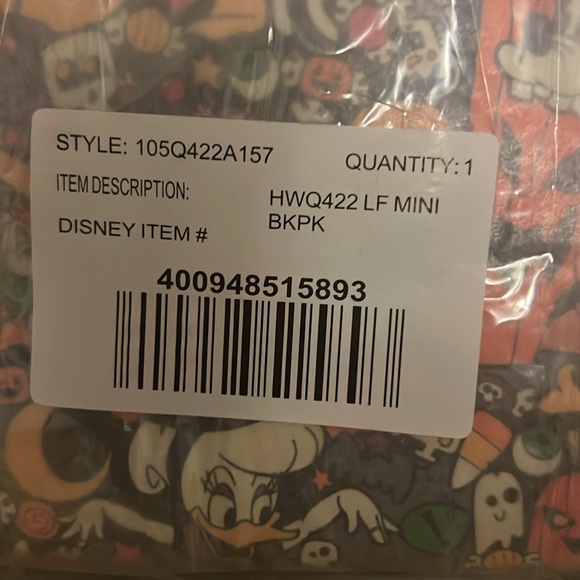 Disney loungefly Halloween - Picture 2 of 2